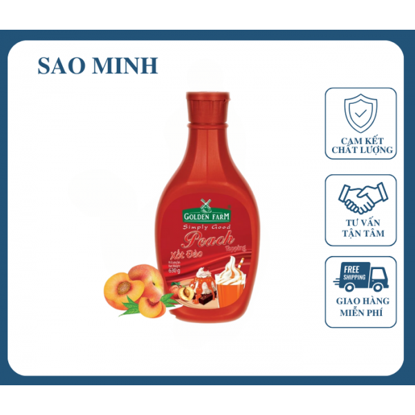 Sốt Đào- Golden Farm 630gr
